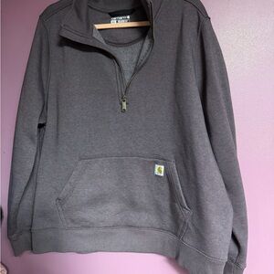 Carhartt Women’s Purple Half-Zip Sweater